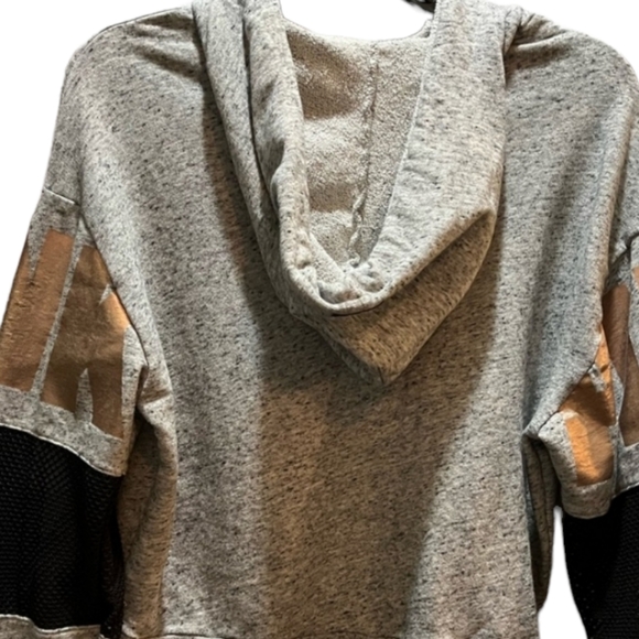 PINK Victoria's Secret Cropped mesh pullover Size S - Picture 6 of 9